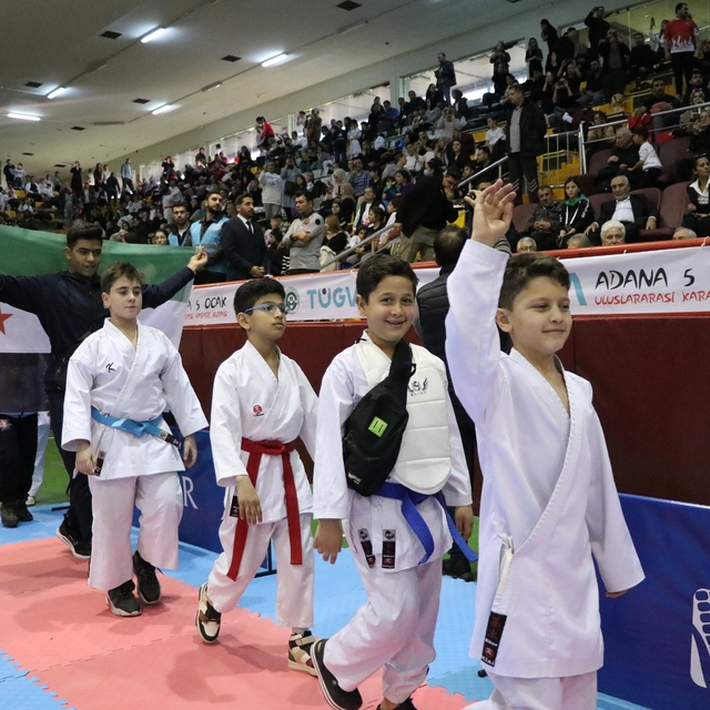 Adana'da 5 Ocak Uluslararası Karate Kurtuluş Kupası müsabakaları başladı