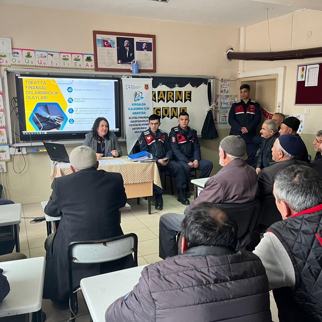 TOGÜ ve jandarma iş birliğiyle kırsalda finansal okuryazarlık eğitimi veril...