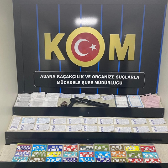 Adana'da tefecilik ve kumar operasyonunda 5 zanlı yakalandı