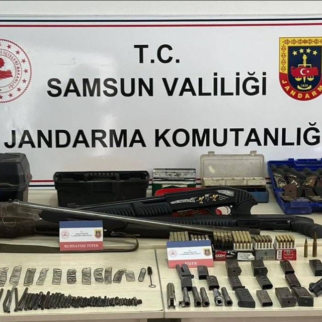 Samsun'da silah kaçakçılığı operasyonunda 1 zanlı yakalandı