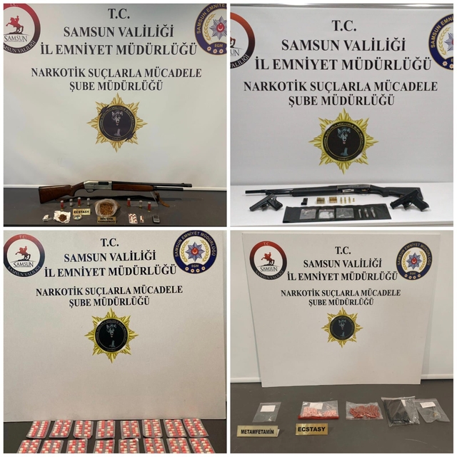 Samsun'da uyuşturucu operasyonunda 2 zanlı yakalandı