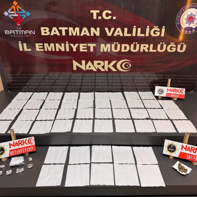 Batman'da uyuşturucu operasyonunda yakalanan 9 zanlı tutuklandı