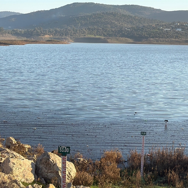 Bodrum'a su sağlayan Mumcular ve Geyik barajlarında su seviyeleri yükseldi
