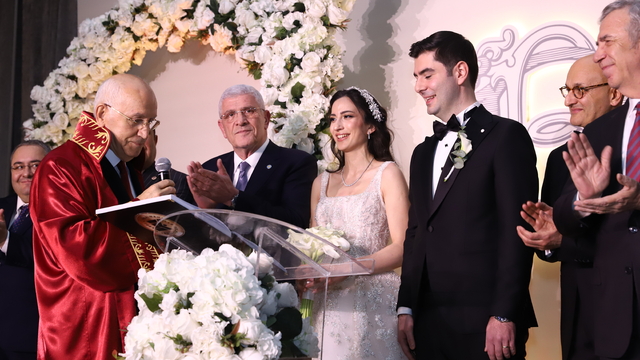 İYİ Parti Genel Başkanı Dervişoğlu nikah şahitliği yaptı