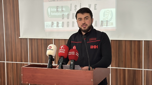 Karabük'te İHH'nın 2024 yılı faaliyetleri anlatıldı