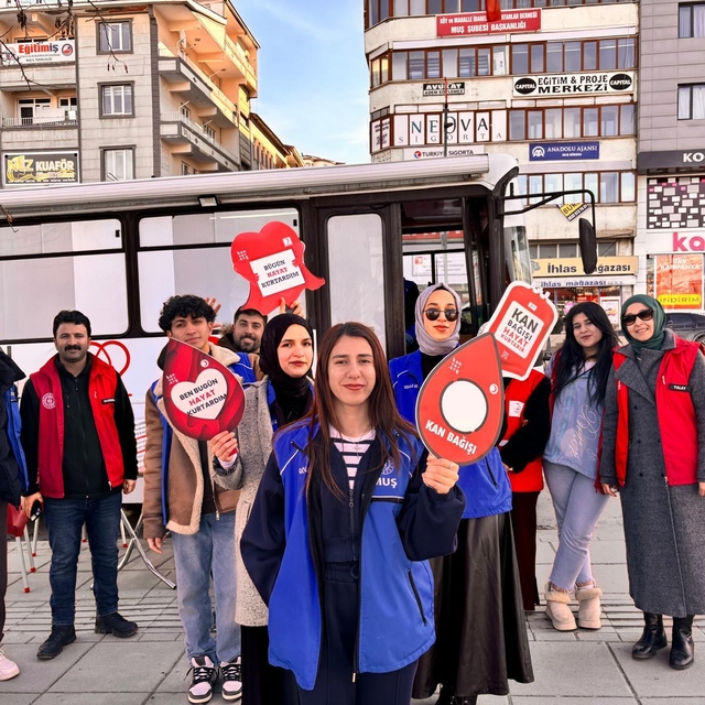 Muş'ta kan bağışı kampanyası düzenlendi