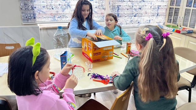 Sorgun'da "Geri Dönüşüm Atölyesi" projesi hayata geçirildi