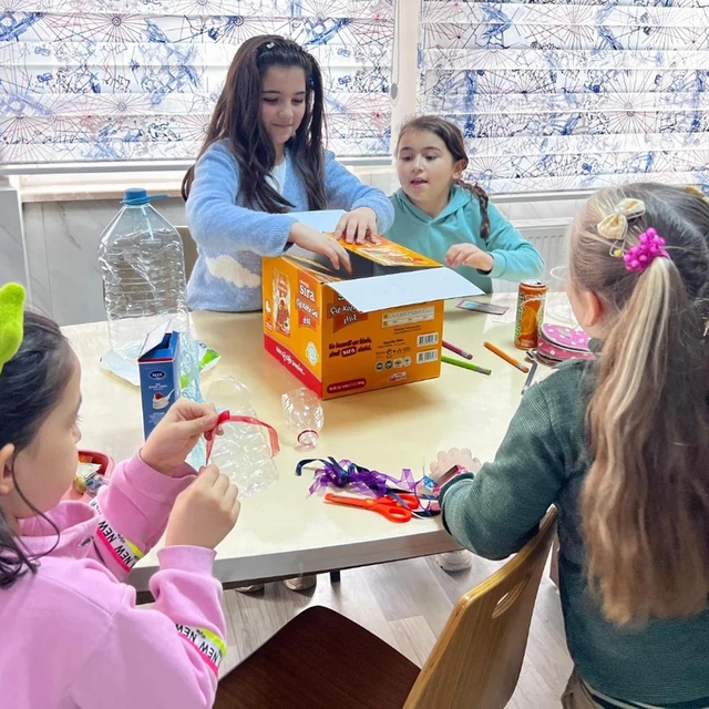 Sorgun'da "Geri Dönüşüm Atölyesi" projesi hayata geçirildi