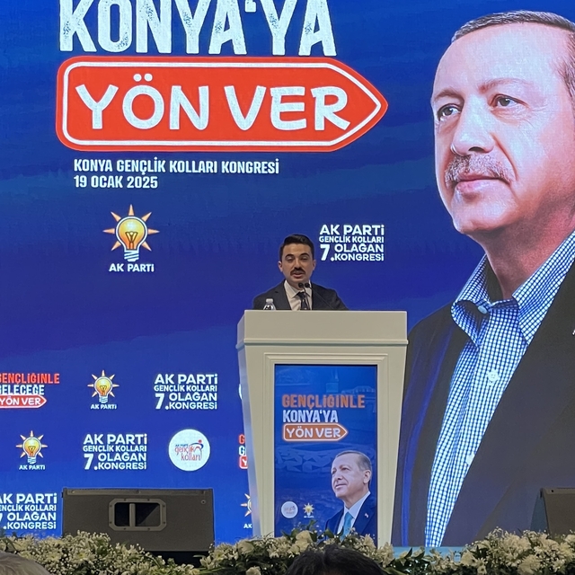 AK Parti Konya İl Gençlik Kolları 7. Olağan Kongresi yapıldı