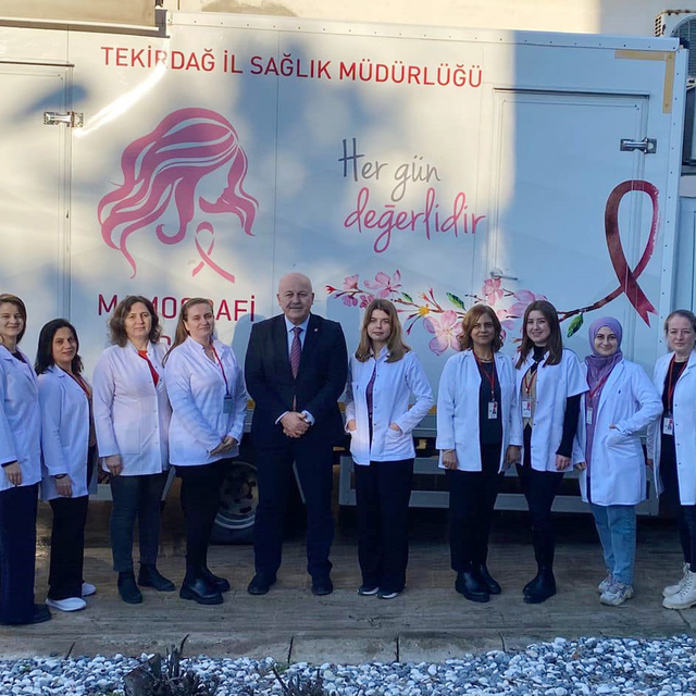 Hayrabolu ilçesinde 690 kadına ücretsiz meme kanseri taraması yapıldı