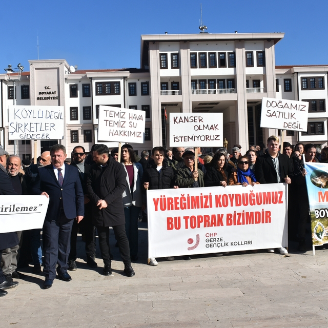 CHP Sinop Milletvekili Karadeniz'den maden sahası tepkisi