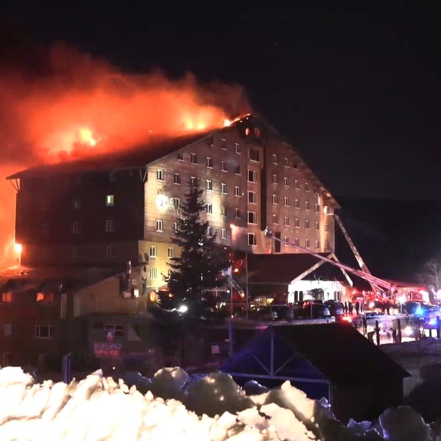 Bolu Kartalya'da otelde yangın: 3 ölü, 21 yaralı