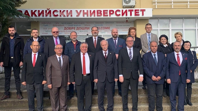 Trakya Üniversitesi heyeti Bulgaristan'da ziyaretlerde bulundu
