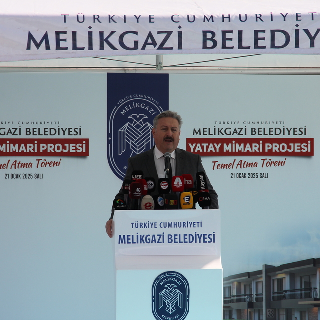 Kayseri'de 120 konuttan oluşan Yatay Mimari Proje'nin temeli atıldı