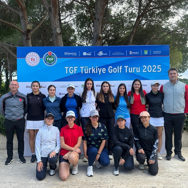 2025 TGF Türkiye Golf Turu'nda mücadele edecek sporcular belli oldu
