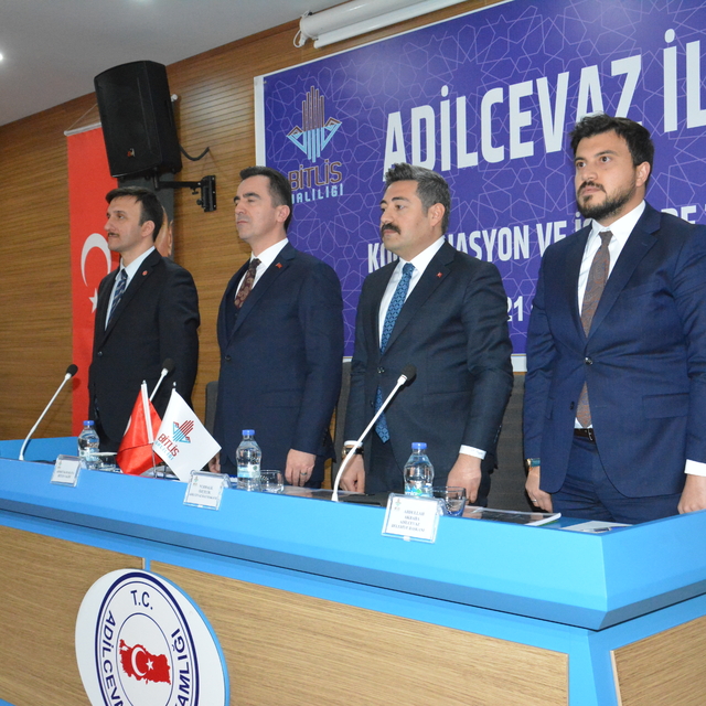 Adilcevaz'da koordinasyon ve istişare toplantısı düzenlendi