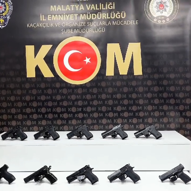 Malatya'da silah kaçakçılığına 7 gözaltı