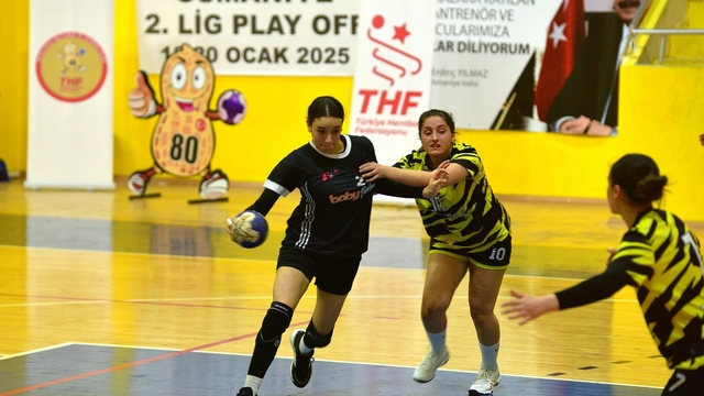 Hentbol kadınlar 2'nci Lig Play-Off grup müsabakaları tamamlandı