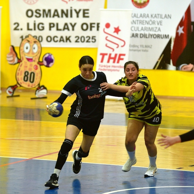 Hentbol kadınlar 2'nci Lig Play-Off grup müsabakaları tamamlandı