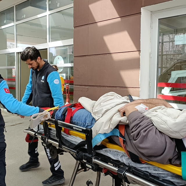 Adıyaman'da direğe çarpan otomobildeki 2 kişi yaralandı