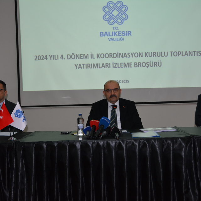 Balıkesir İl Koordinasyon Kurulu Toplantısı yapıldı