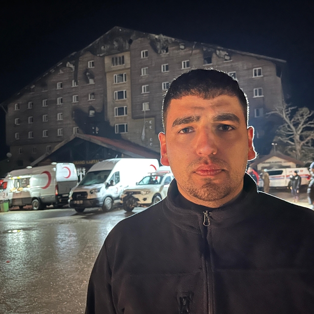 Yangından kurtulan otel personeli: İnsanlar çocuklarını hayatta kalabilsin...