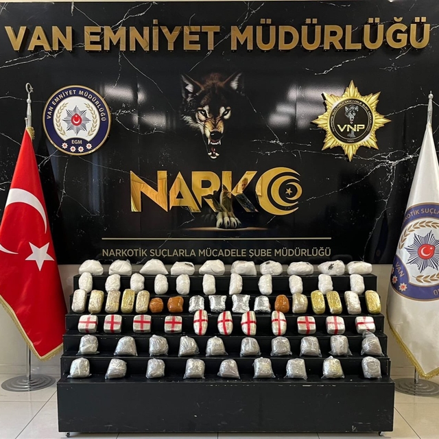 Van'da 41 kilo 700 gram uyuşturucu ele geçirildi: 1 gözaltı