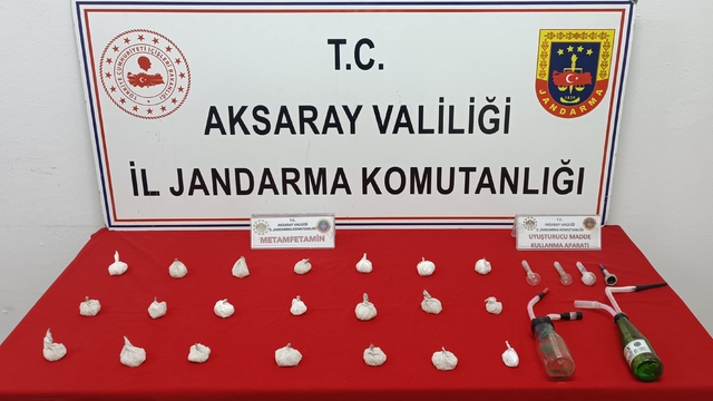 Aksaray'da uyuşturucu operasyonunda 2 şüpheli tutuklandı