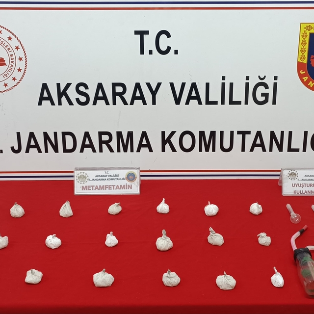 Aksaray'da uyuşturucu operasyonunda 2 şüpheli tutuklandı