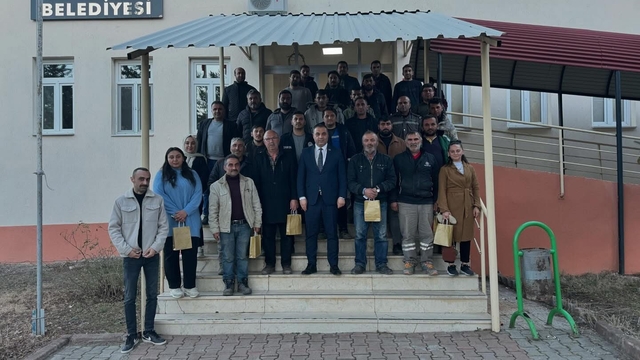 Akıncılar Belediye Başkanı Sevinç, personelle toplantı yaptı