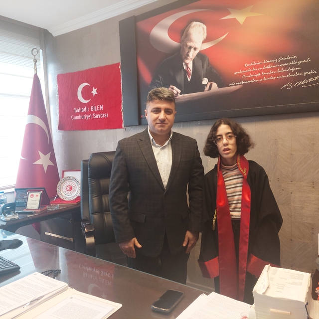 Kemalpaşa Cumhuriyet Başsavcısı Bilen savcı olmak isteyen öğrenciyi ağırlad...