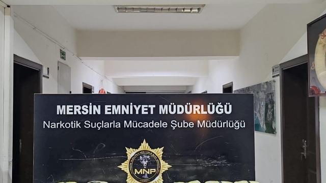 Mersin'de 43 kilo 720 gram sentetik uyuşturucu ele geçirildi