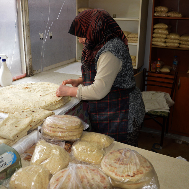 Samsun'da tirit sezonu yufkaya talebi artırıyor