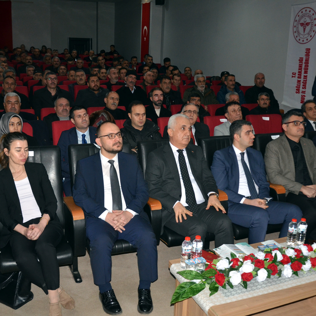 Muş'ta muhtarlara yönelik "uyuşturucuyla mücadele" semineri düzenlendi