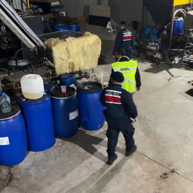 Tekirdağ'da sahte deterjan imalathanesine operasyon