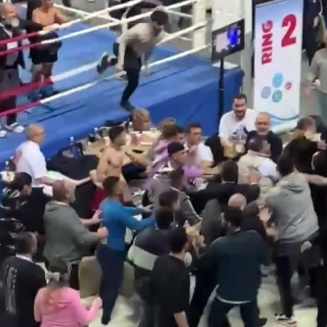 Kick boks şampiyonasında kavga: 4 yaralı, 5 gözaltı