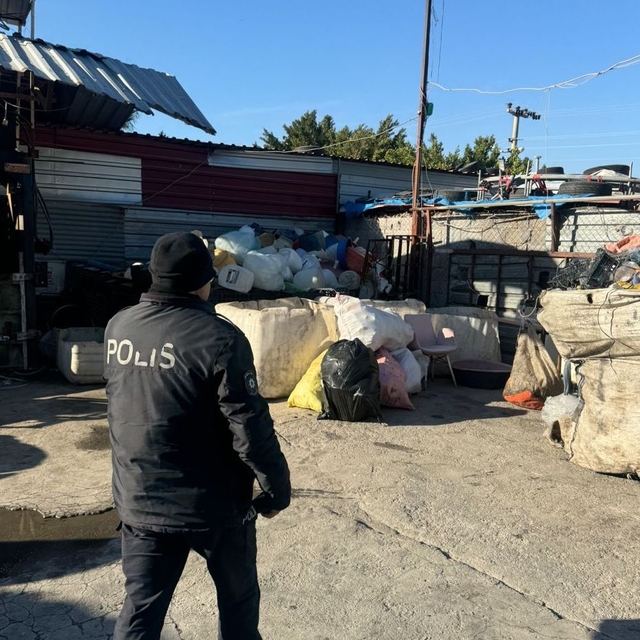 Hatay'da hurdacılara yönelik denetim yapıldı