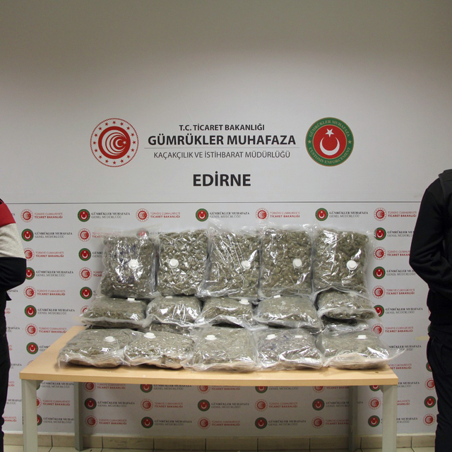 Kapıkule'de 2 TIR'da 21 kilo uyuşturucu ve 24 tabanca ele geçirildi