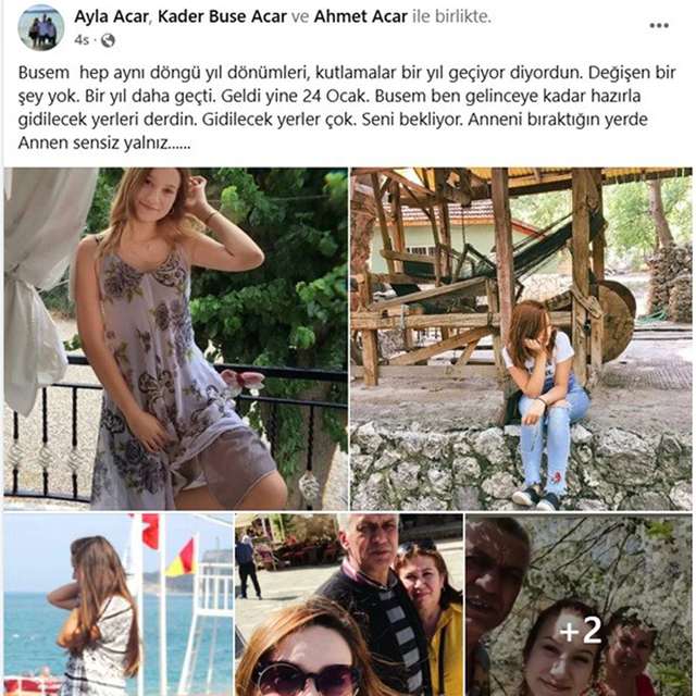 Hortumda, derede kaybolan Kader Buse'nin annesinden yürek burkan paylaşım