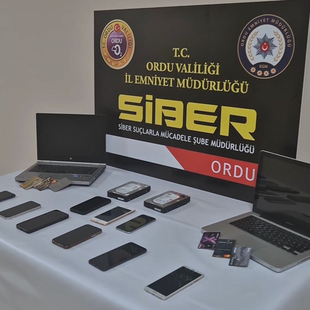 Ordu merkezli 10 ilde dolandırıcılık operasyonu; 17 gözaltı