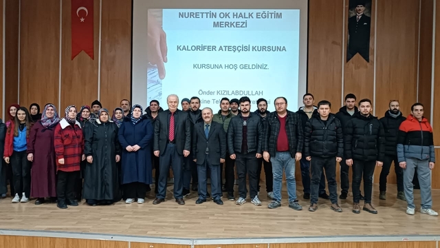 Çankırı'da Doğalgaz Ateşçiliği Kursu açıldı