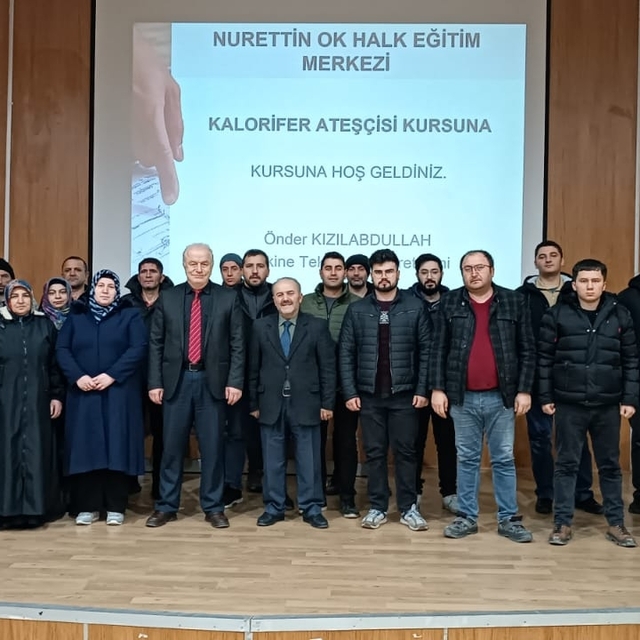 Çankırı'da Doğalgaz Ateşçiliği Kursu açıldı