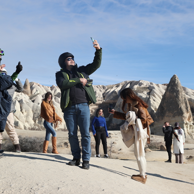 Yerli turistlerin yarıyıl tatilindeki tercihi Kapadokya oldu