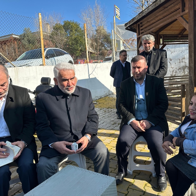 HÜDA PAR Genel Başkanı Yapıcıoğlu Adıyaman'da esnafı ziyaret etti