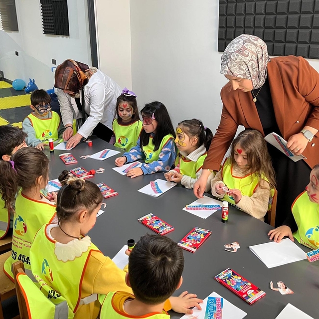 Sorgun'da Bebek ve Çocuk Kütüphanesi minik misafirlerini ağırlıyor