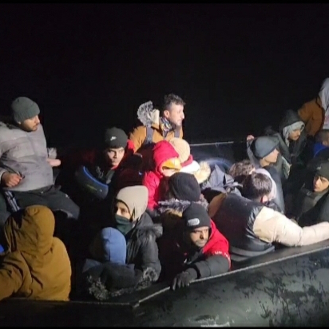 Ege Denizi'nde 35 düzensiz göçmen yakalandı