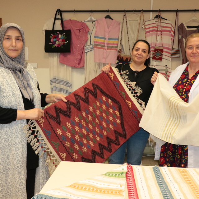 Yozgatlı kadınlar asırlık dokuma kültürünü yaşatıyor