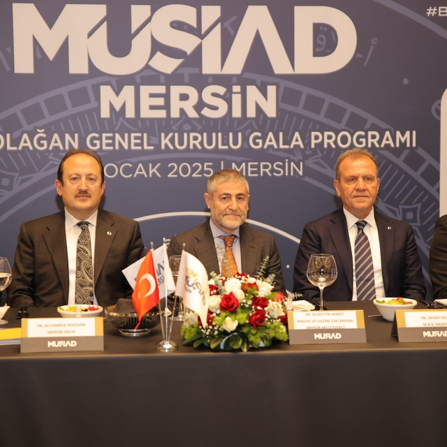 MÜSİAD Mersin Şube Başkanı yeniden Mehmet Sait Kayan oldu
