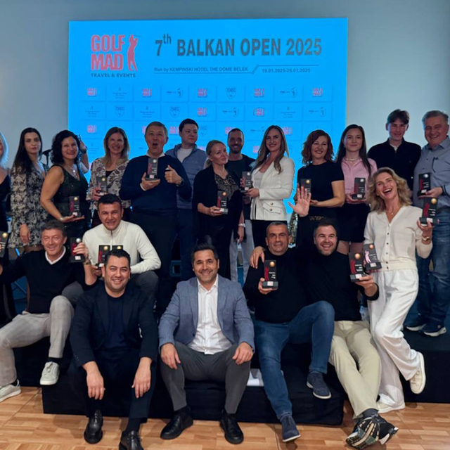 7'nci Balkan Open 2025 Golf Şampiyonası Antalya'da sona erdi