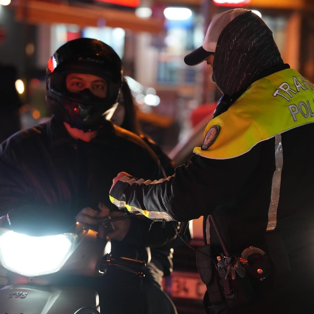 Tekirdağ'da motosiklet denetimleri sürüyor